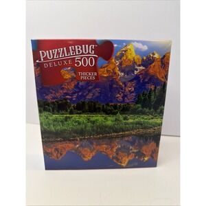 Puzzlebug Deluxe 500-Piece Puzzle Traditional Sunrise Grand Teton National PK